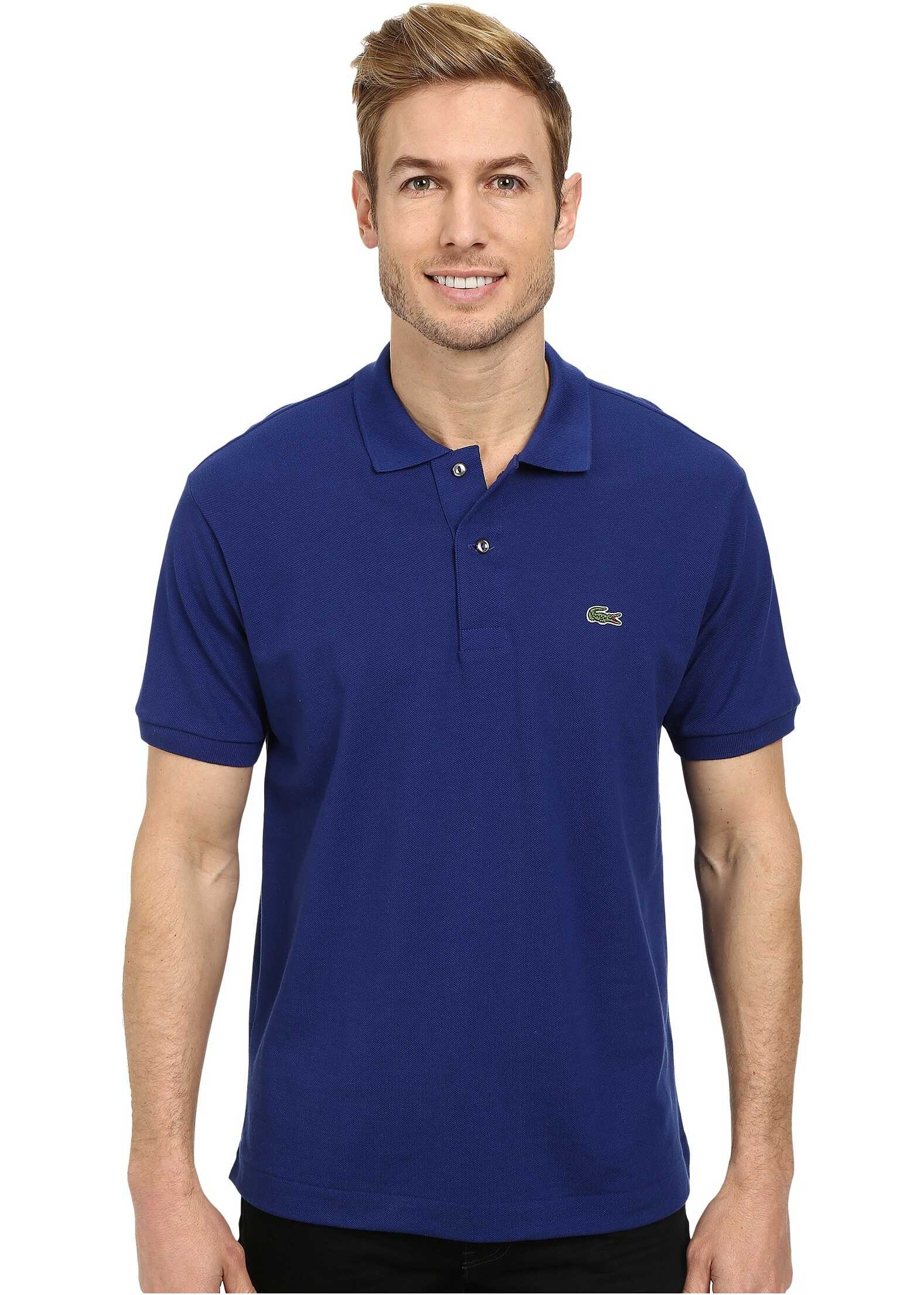 Tricou Lacoste L1212 Classic Pique Polo Shirt Varsity Blue