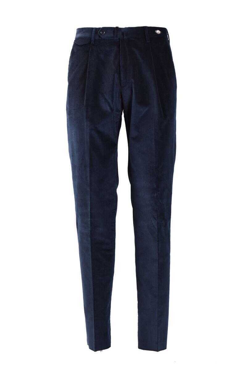 Pantaloni Tagliatore Tagliatore Trousers BLUE Barbati (BM 12105444) 1