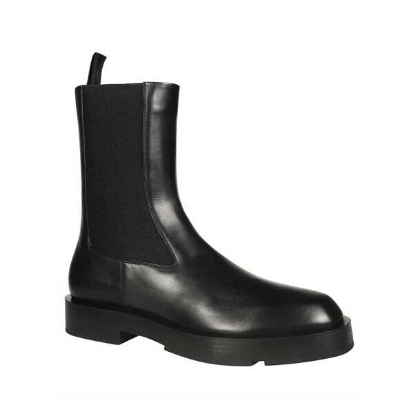 Bocanci casual Givenchy Givenchy Chelsea Leather Boots Black Barbati (BM 12111369) 2