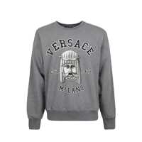 Bluze de trening Versace Cotton Crewneck Sweatshirt Barbati