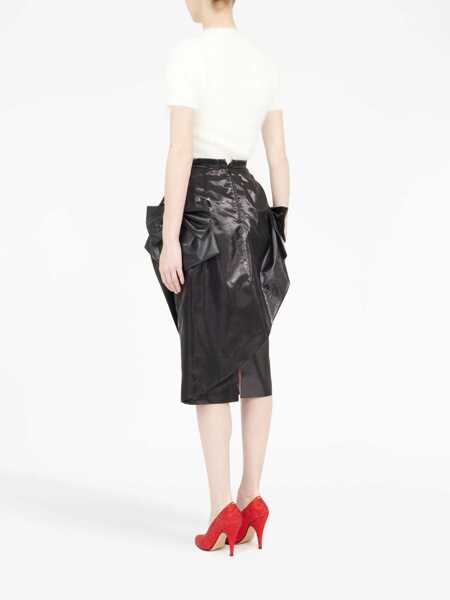 Fuste casual Maison Margiela Skirt With Bow BLACK Femei (BM 12111657) 5