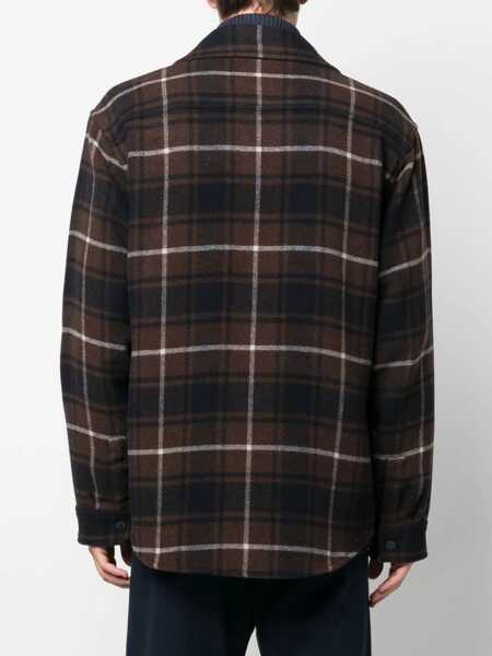 Jachete Woolrich The WOOLRICH shirt jacket CFWOOS0068MRUT3121 1632 BLACK WATCH Black Watch Barbati (BM 12111711) 4