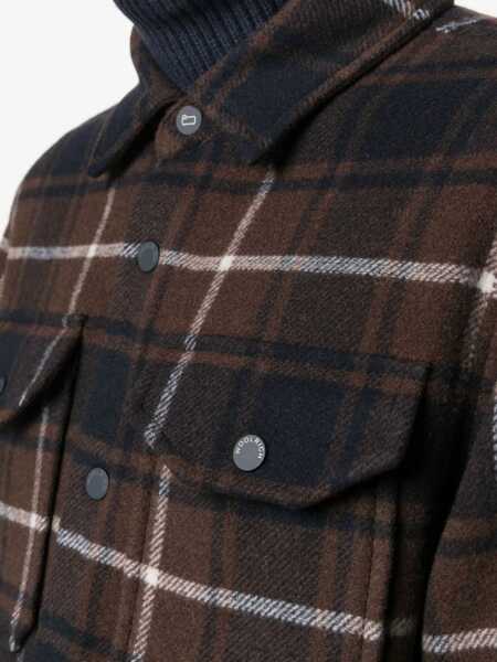 Jachete Woolrich The WOOLRICH shirt jacket CFWOOS0068MRUT3121 1632 BLACK WATCH Black Watch Barbati (BM 12111711) 5