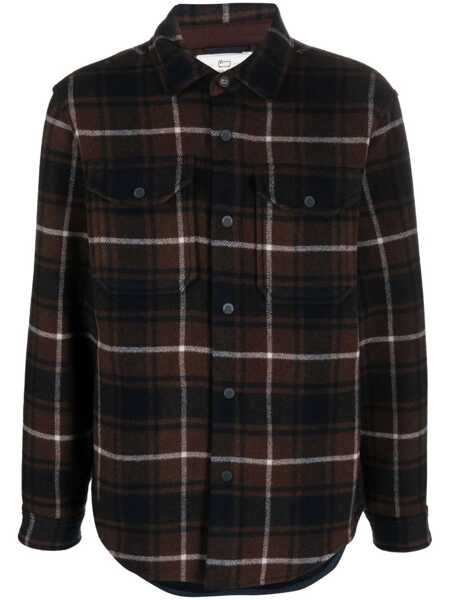 Jachete Woolrich The WOOLRICH shirt jacket CFWOOS0068MRUT3121 1632 BLACK WATCH Black Watch Barbati (BM 12111711) 1