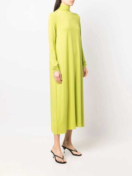 Rochii casual Raf Simons Jersey Long Dress GREEN Femei (BM 12111738) 3