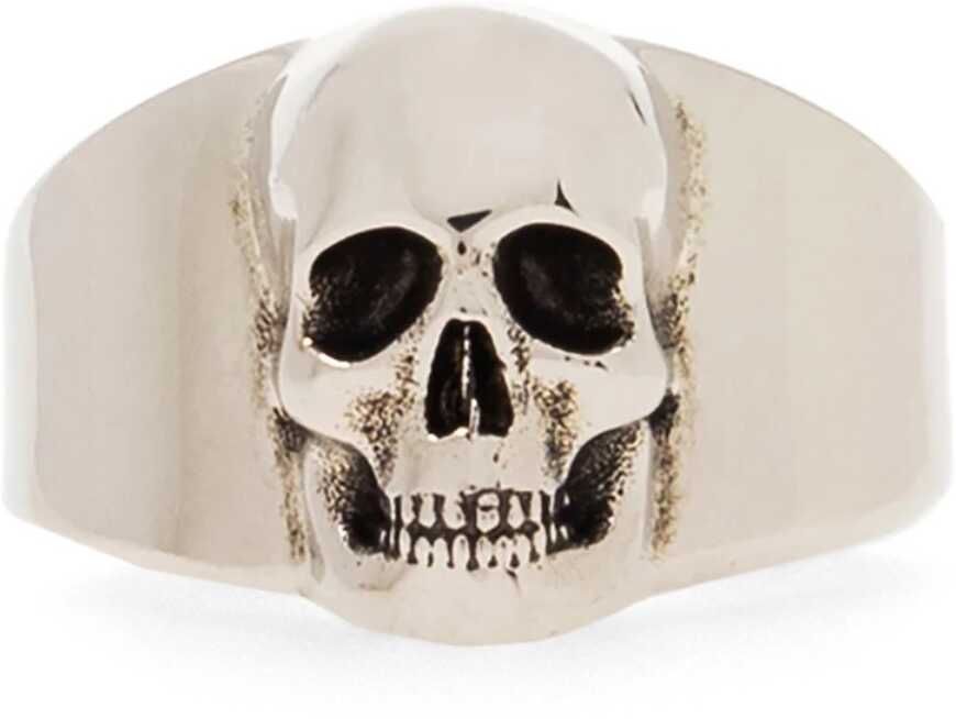 Alexander McQueen Skull Ring SILVER image10