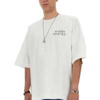 Tricouri Alexander McQueen pentru Barbati - Tricouri Alexander McQueen T-Shirt Logo WHITE Barbati (BM 12111843) - B-mall.ro