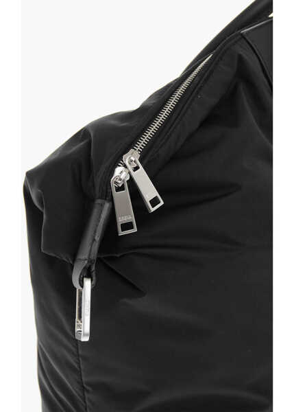 Genti de voiaj de mana Ermenegildo Zegna Removable Shoulder Strap Holdall Travel Bag Black Barbati (BM 12116820) 4