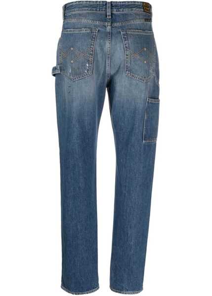 Blugi drepti WASHINGTON DEE CEE Frayed Hem Cropped Jeans 16Cm Blue Femei (BM 12117417) 2