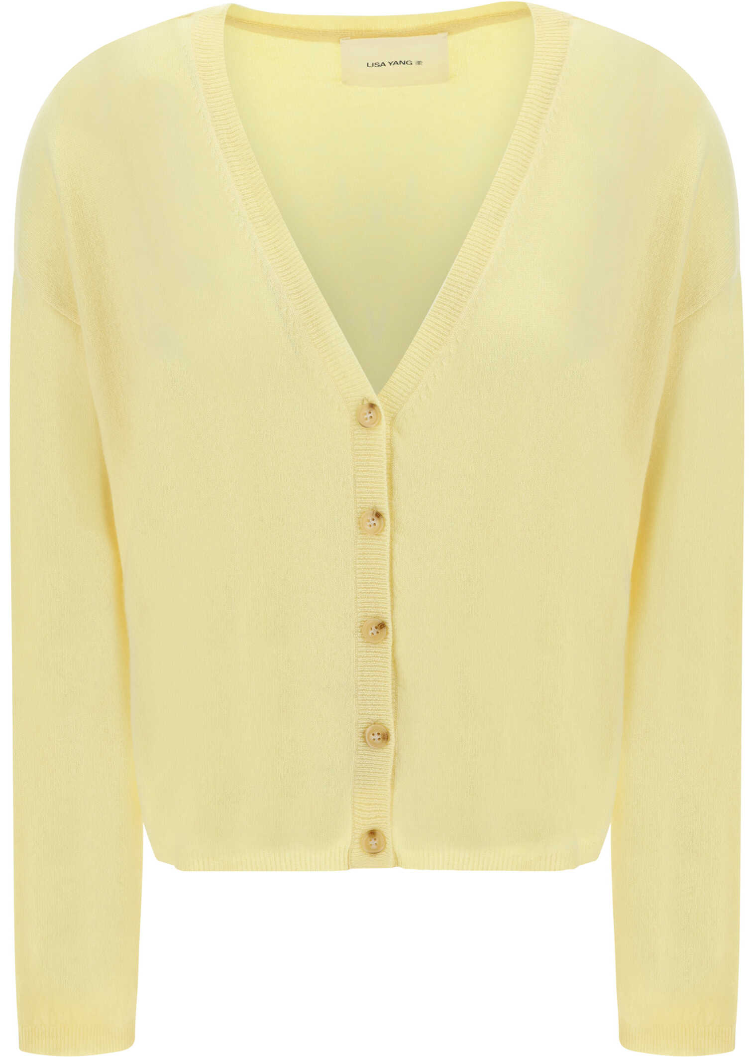Lisa Yang Abby Cardigan LEMON SORBET