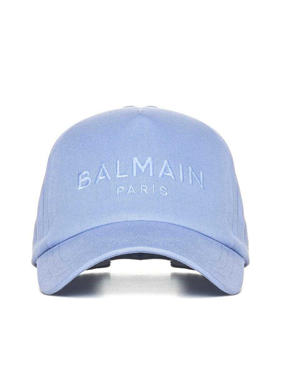 Balmain Balmain Hats BLEU PALE/BLEU PALE