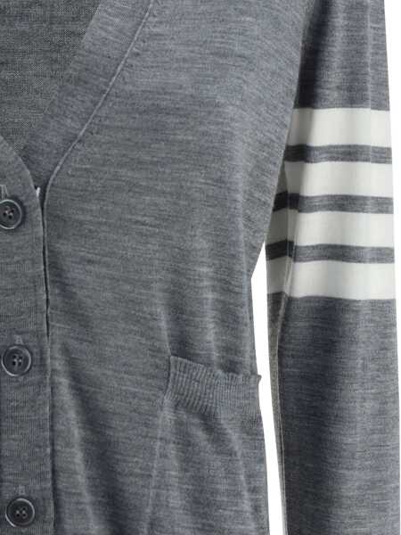 Cardigane Thom Browne Thom Browne Wool Cardigan LIGHT GREY Femei (BM 12132798) 3