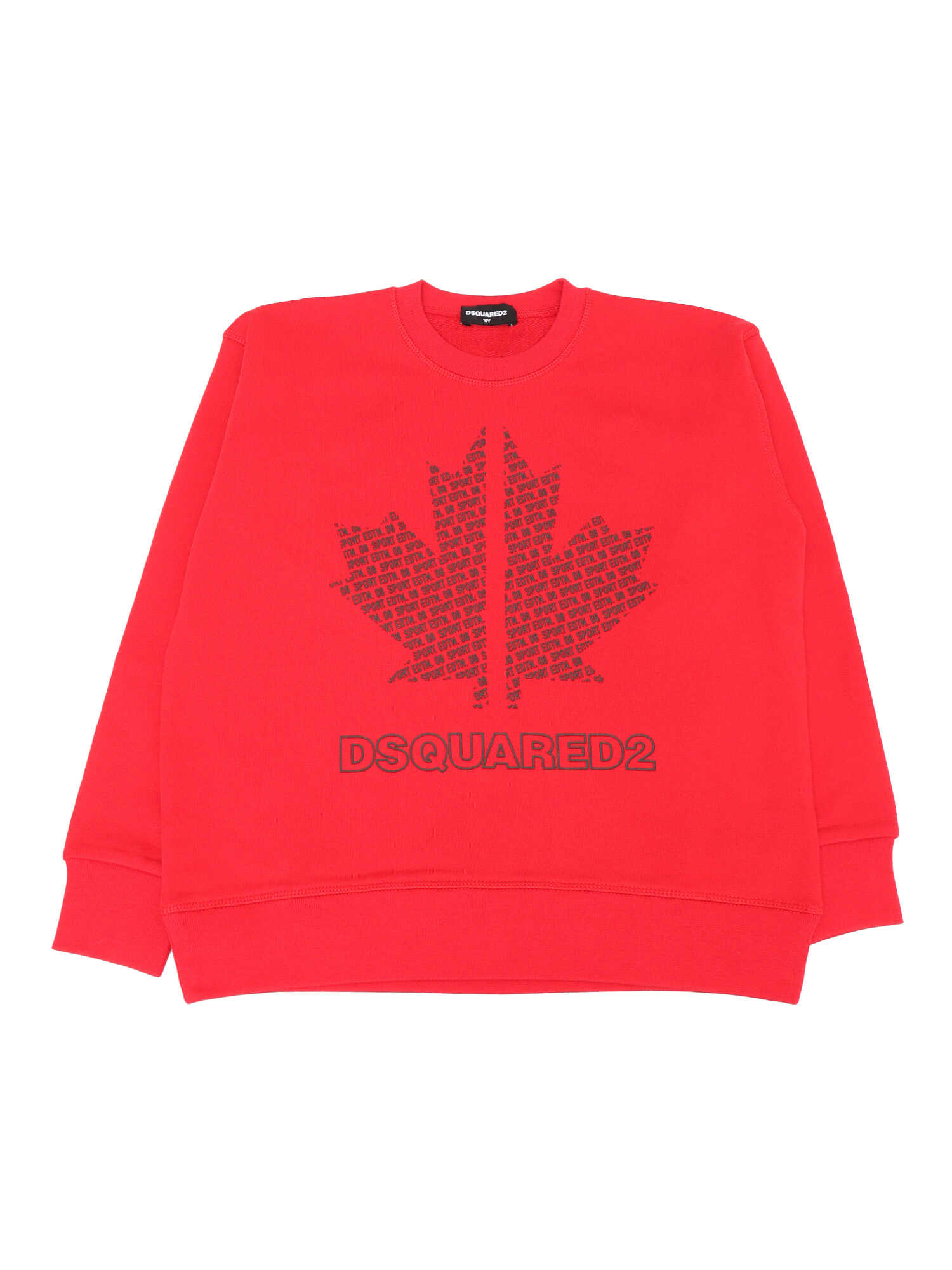 DSQUARED2 Slouch fit sweatshirt Red