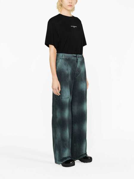 Blugi evazati Stella McCartney Jeans Workwear GREEN Femei (BM 12137745) 4