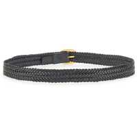 Curele Tom Ford pentru Barbati - Curele Tom Ford Woven Leather Belt BLACK Barbati (BM 12137760) - B-mall.ro
