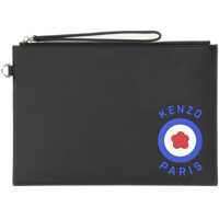 Genti de mana Leather Clutch Bag With Logo Barbati