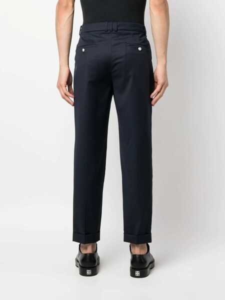 Pantaloni eleganti Balmain Straight Leg Pants BLUE Barbati (BM 12137787) 4