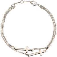 Bijuterii pentru Barbati - Bratari DSQUARED2 Jesus Bracelet SILVER Barbati (BM 12137829) - B-mall.ro
