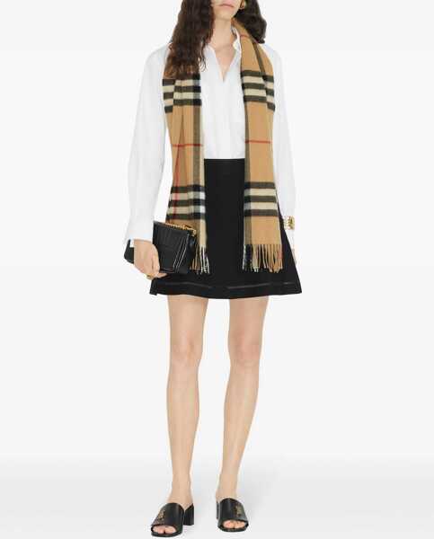 Esarfe Burberry Cashmere Scarf ARCHIVE BEIGE Femei (BM 12138222) 5
