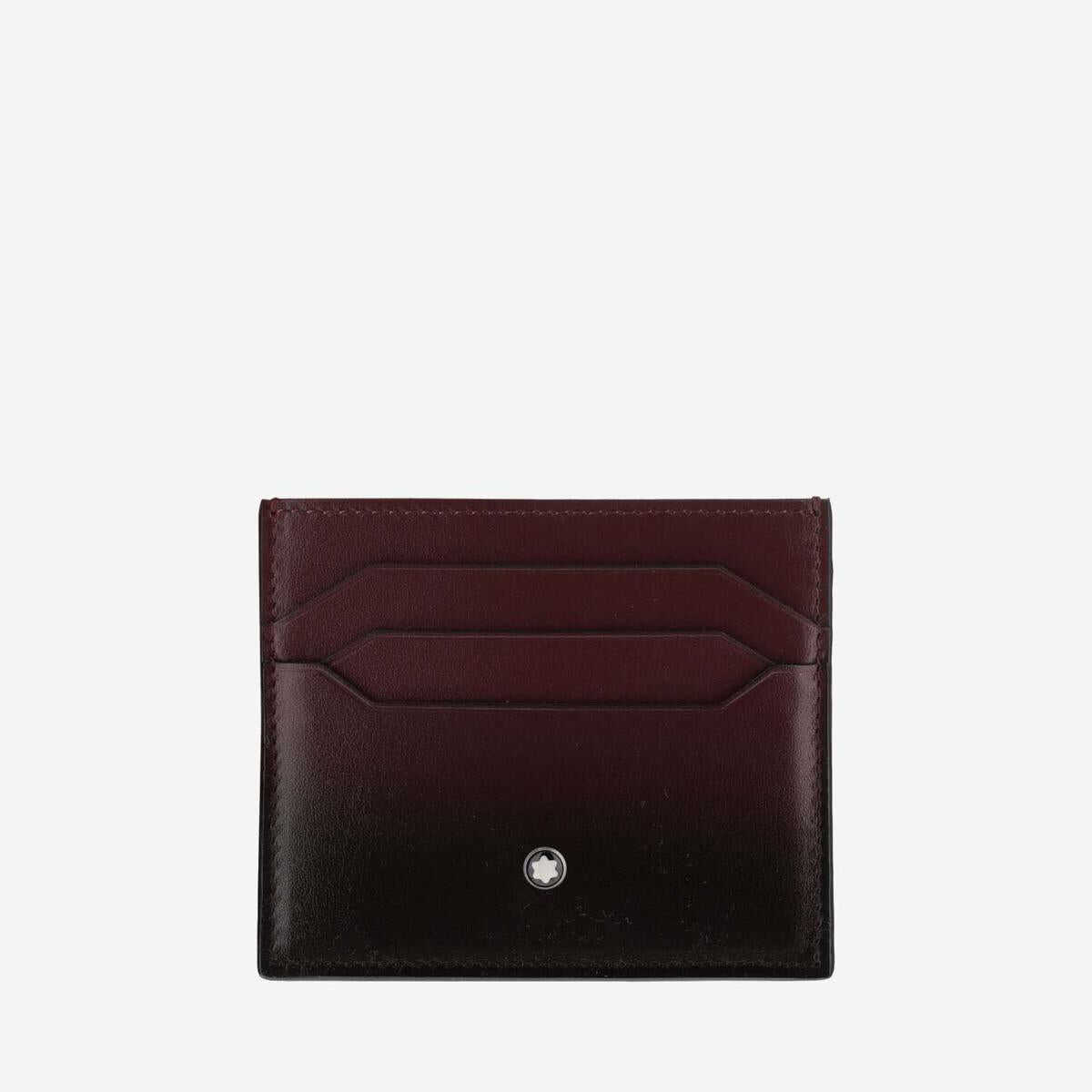 Montblanc MONTBLANC CARD CASE 6 COMPARTMENTS MEISTERSTÜCK ROSSO