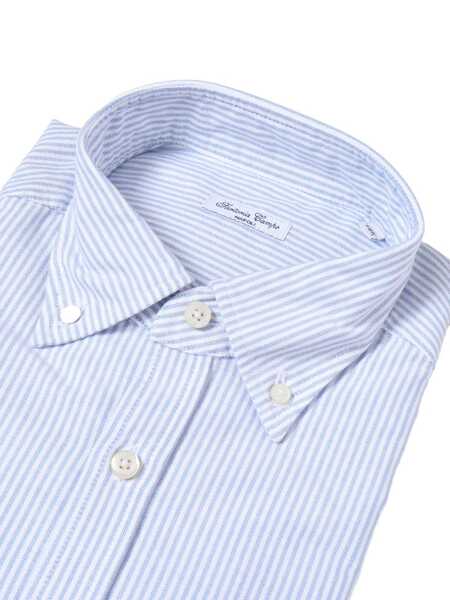 Camasi casual Sartoria Del Campo-Sonrisa Button-down shirt Light Blue Barbati (BM 12143427) 2
