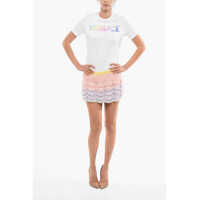 Fuste scurte Dama - Fuste scurte MATIM Wool Aran Ruffled Mini Skirt Multicolor Femei (BM 12143805) - B-mall.ro
