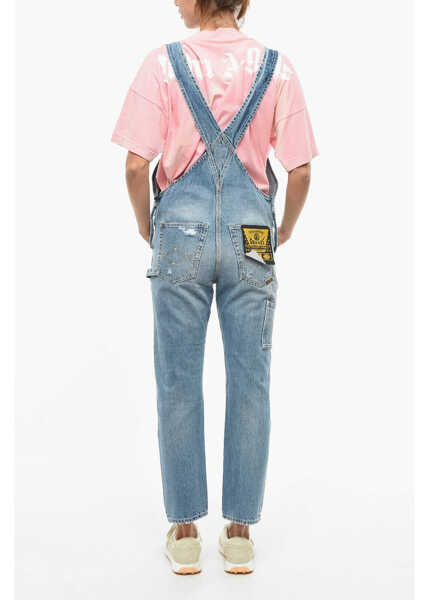 Salopete WASHINGTON DEE CEE Light-Wash Denim Overalls Blue Femei (BM 12143814) 2