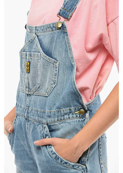 Salopete WASHINGTON DEE CEE Light-Wash Denim Overalls Blue Femei (BM 12143814) 3