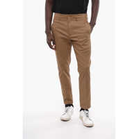 Pantaloni casual Belt Loops Cotton Twill Off Pants Barbati