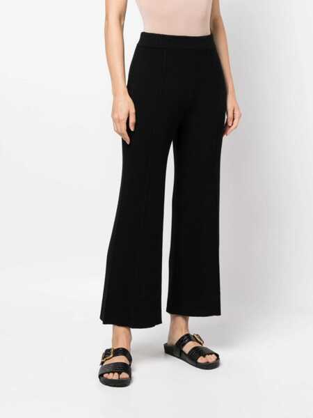 Pantaloni casual AERON Wool And Cashmere Ribbed Nancy Pants Black Femei (BM 12157302) 3