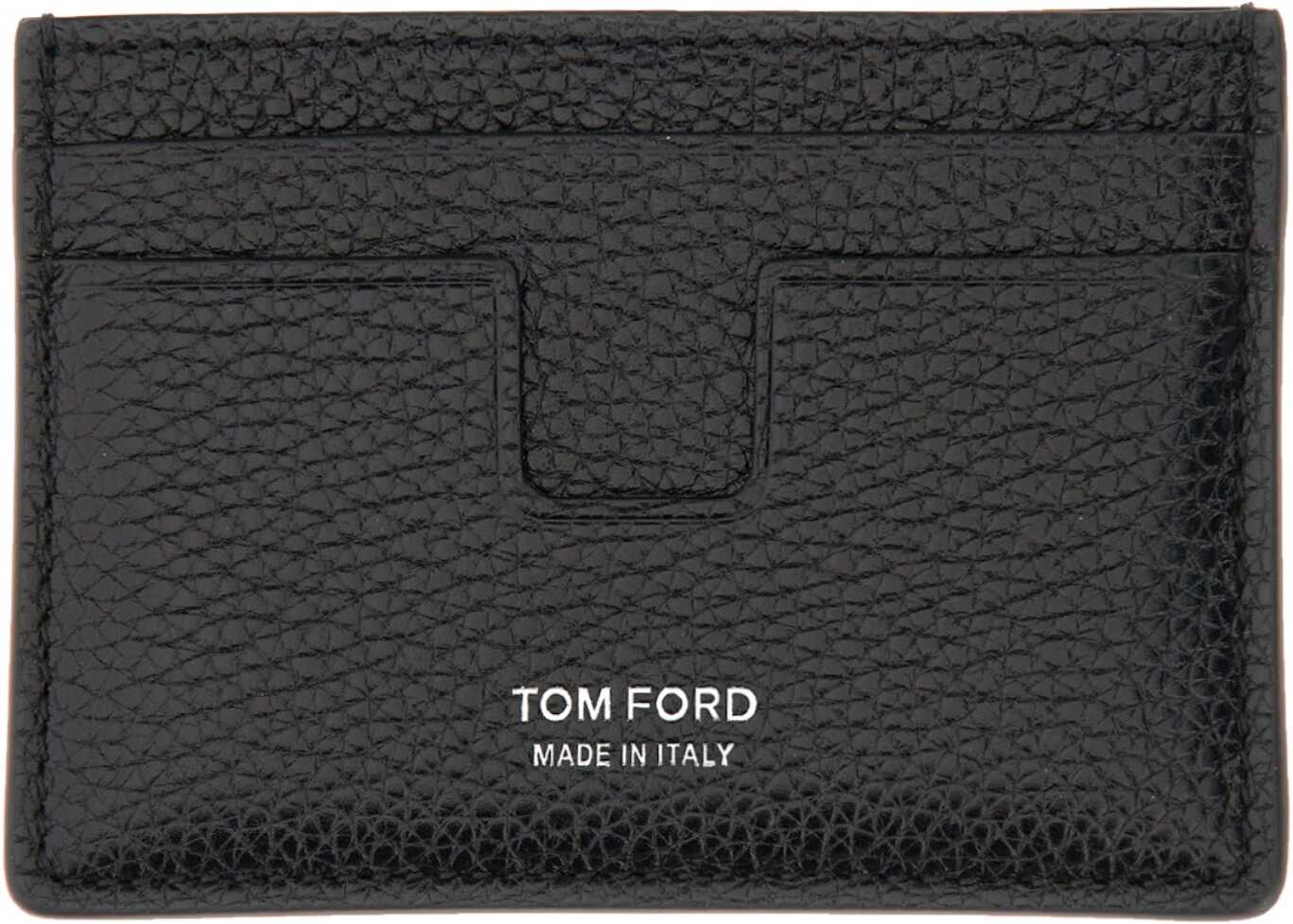 Tom Ford T Line Classic Card Holder BLACK