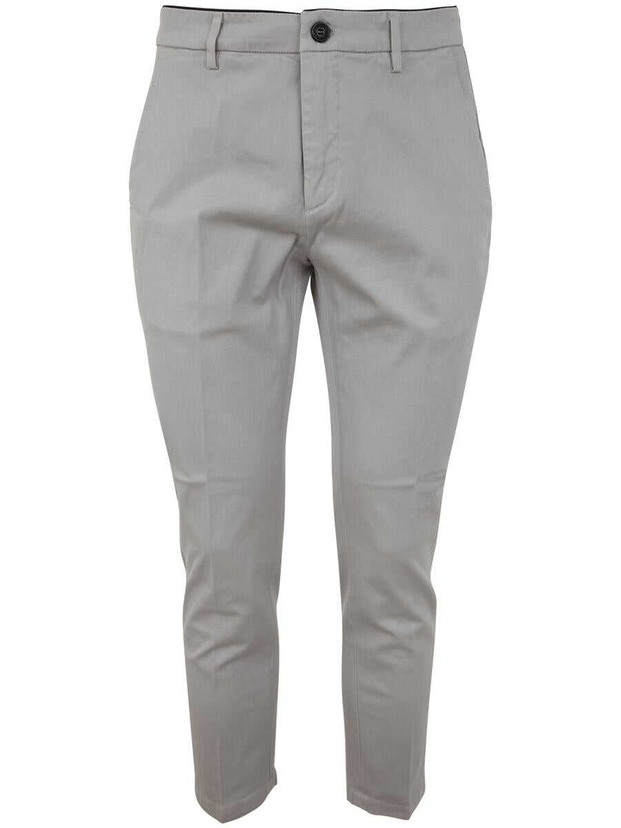 Department Five DEPARTMENT 5 PRINCE CHINOS CROP TROUSERS CLOTHING GREY