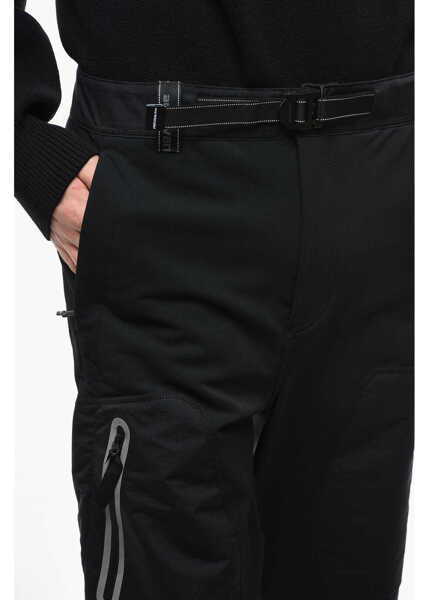Pantaloni casual AND WANDER Zipped Pockets Stretch Shell Thermal Pants Black Barbati (BM 12159483) 4