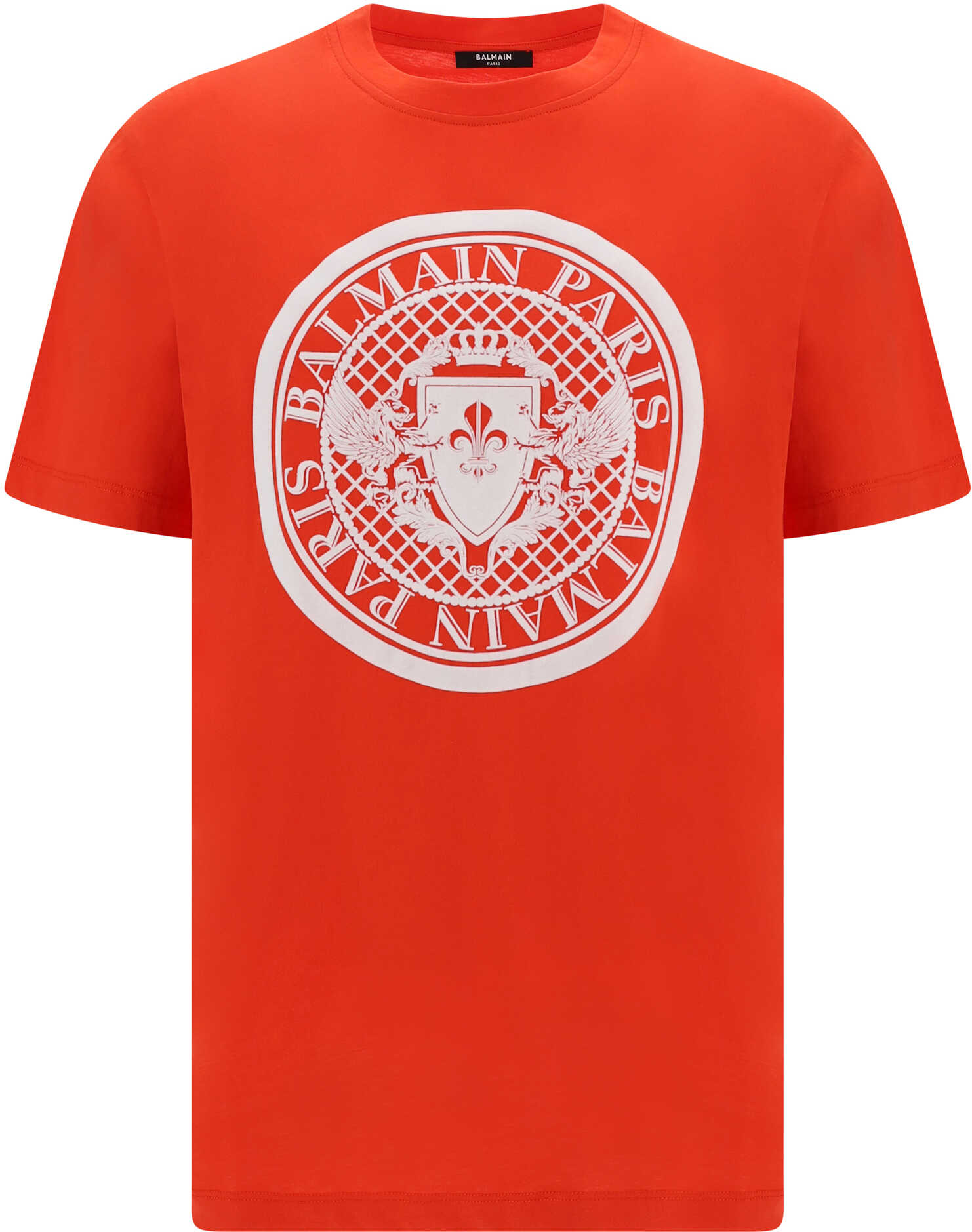 Balmain T-Shirt MEF ROUGE/BLANC