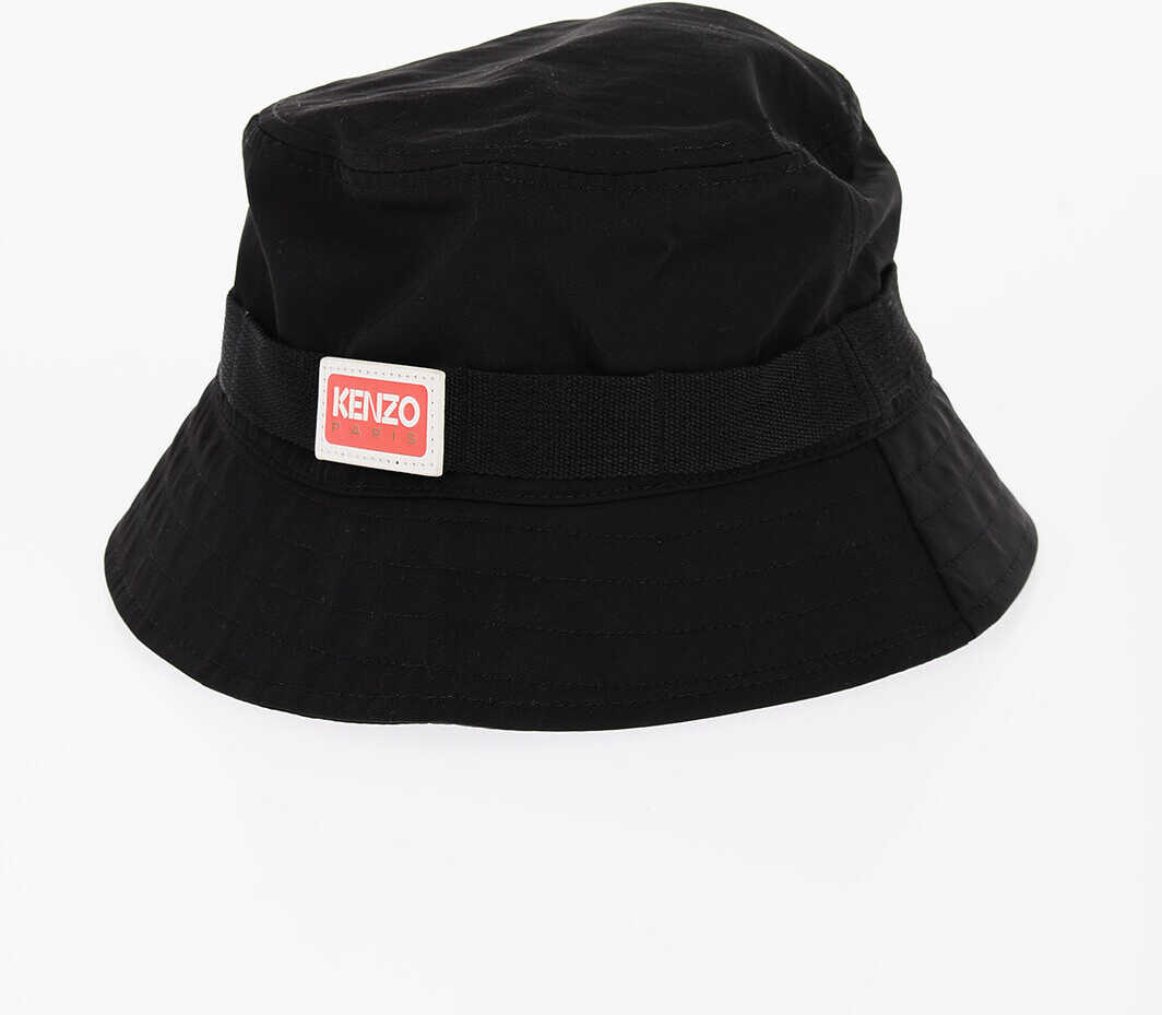 Kenzo Solid Color Bucket Hat Black