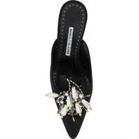 Pantofi cu toc Manolo Blahnik Dama - Pantofi cu toc Manolo Blahnik Orientali Pumps BLCK Femei (BM 12162492) - B-mall.ro