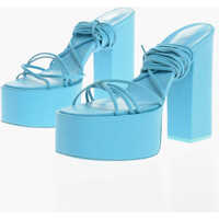 Sandale cu platforma Platform Mules Malena With Gladiator Fastening 12Cm Femei