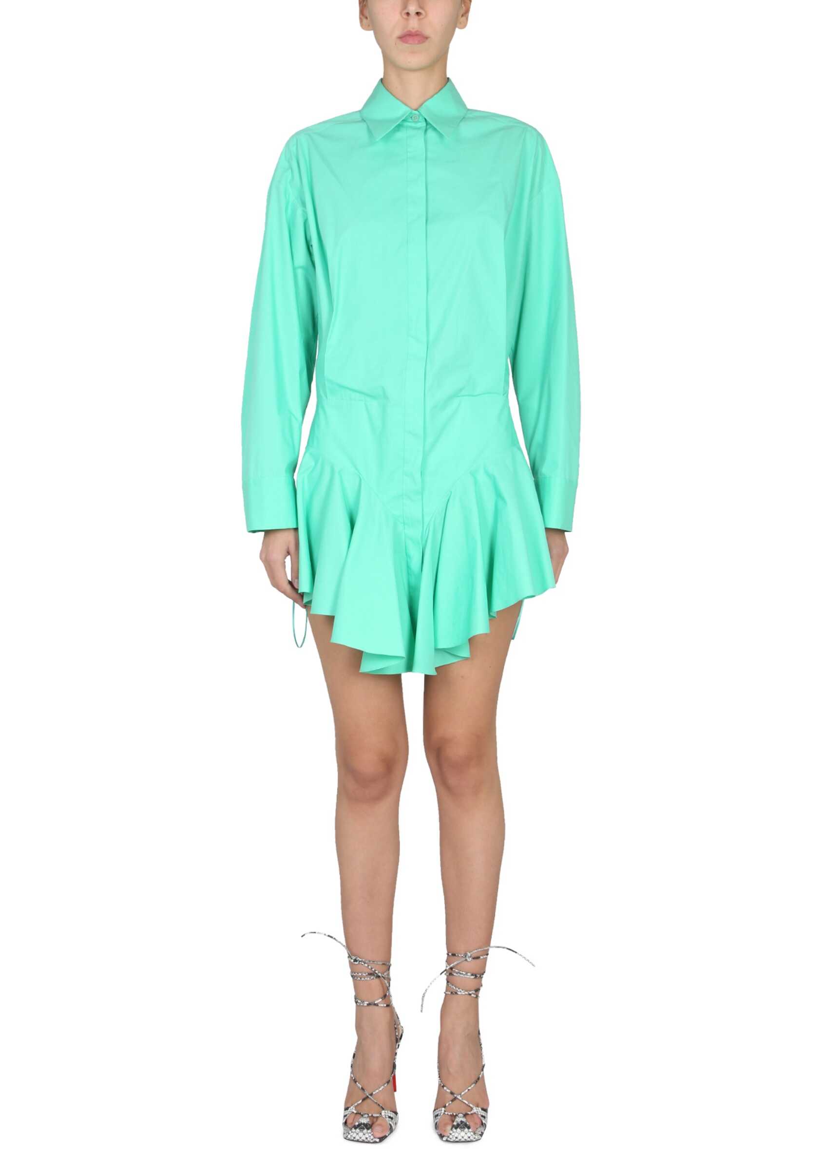 THE ATTICO Candy Dress GREEN