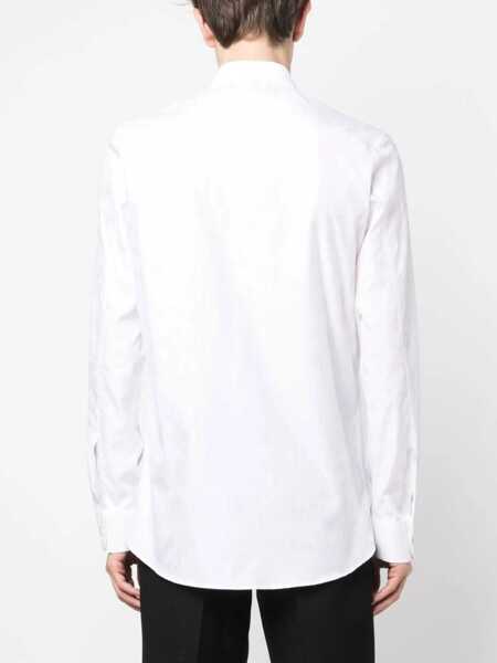 Camasi casual Alexander McQueen Graffiti Logo Shirt WHITE Barbati (BM 12170766) 4