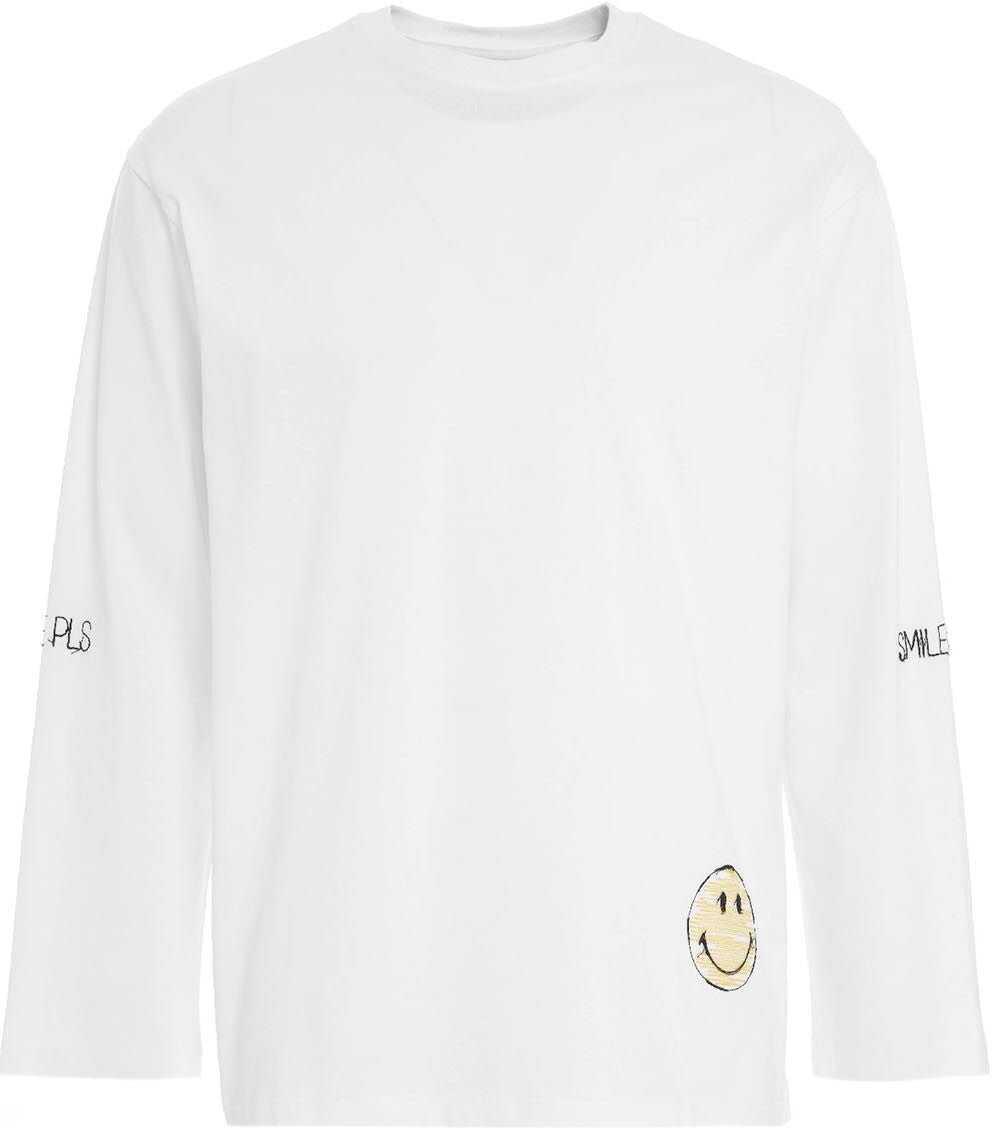 JOSHUAS Shirt with logo embroidery White