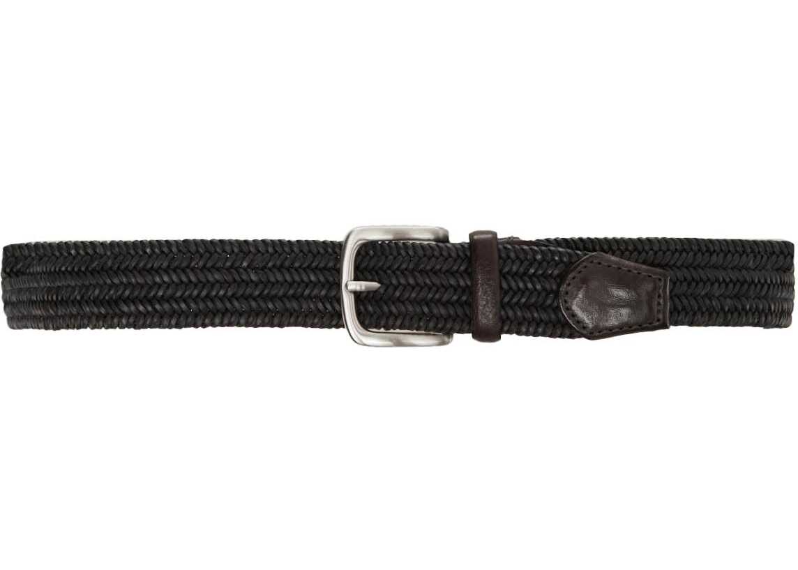 GAVAZZENI Woven belt "Lampranto" Grey