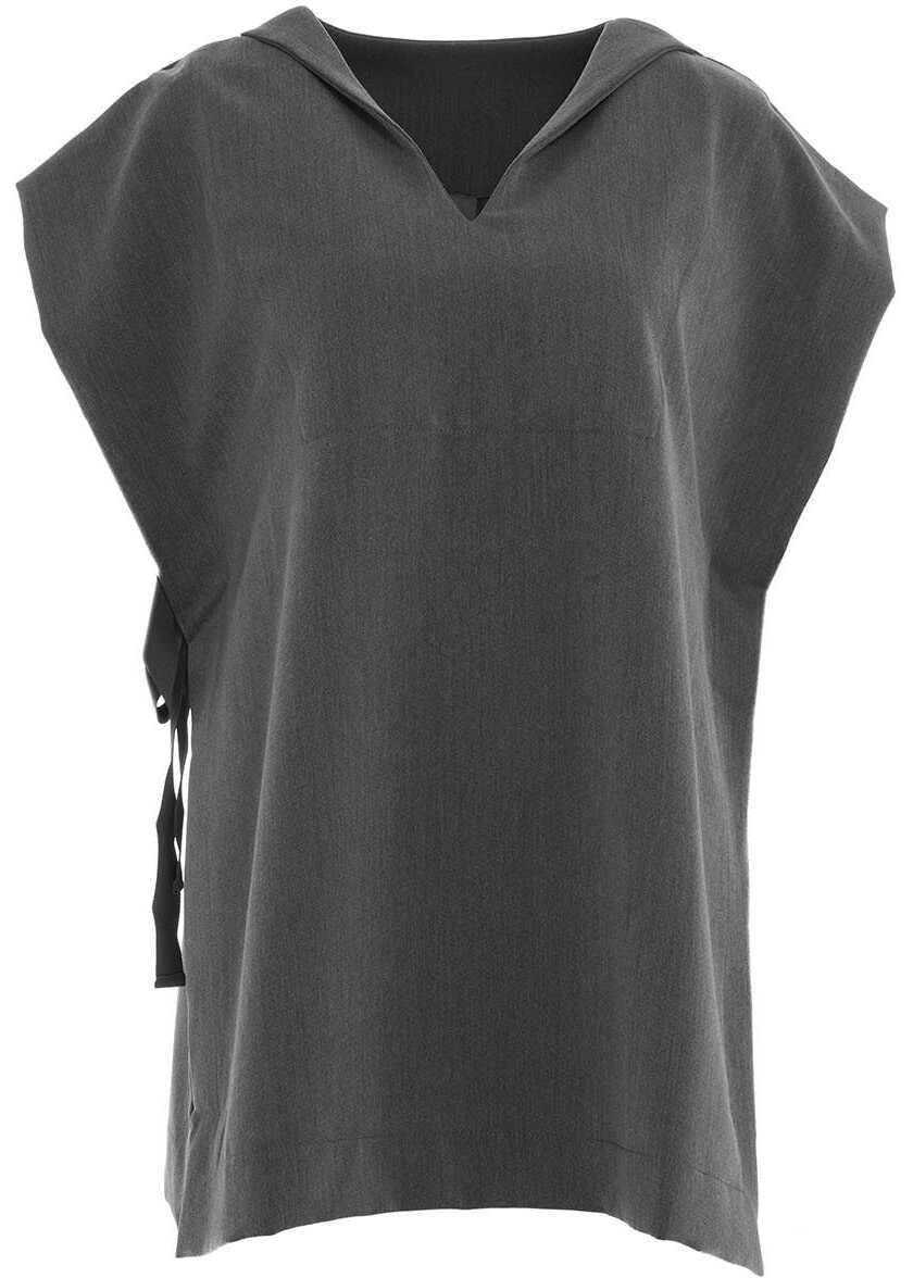OBLO UNIQUE Vest with lacing Grey
