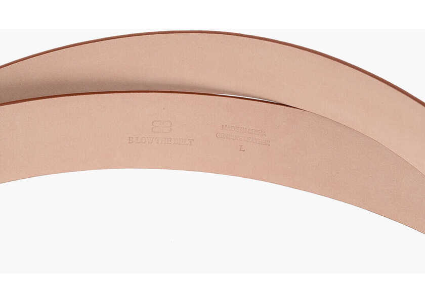 Curele B-LOW THE BELT Leather Kennedy Corset Crossover Double-Strap Belt With Gold Brown Femei (BM 12175059) 4