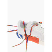 Sneakers pentru Baieti - Sneakers OFF-WHITE KIDS Cotton Vulcanized Low-Top Sneakers With Suede Detail White Baieti (BM 12175257) - B-mall.ro