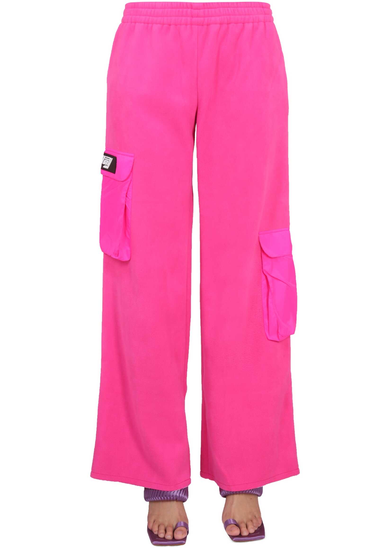 ROTATE Birger Christensen Sellarina Pants FUCHSIA