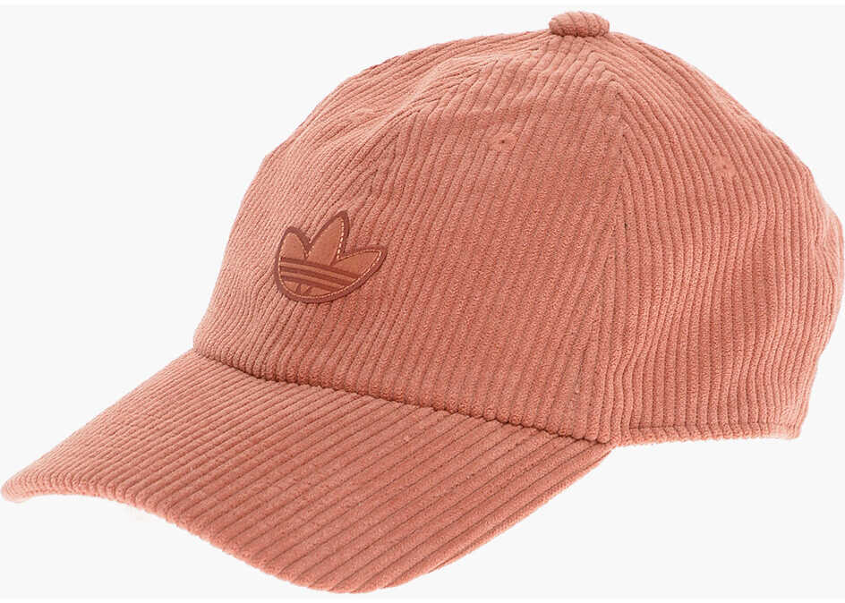adidas Solid Color Ribbed Cap Pink