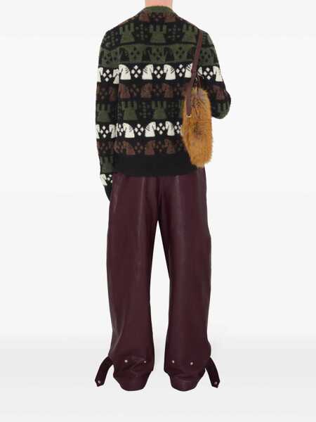 Pulovere Burberry Chess Pattern Sweater GREEN Barbati (BM 12189144) 4