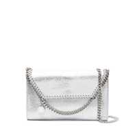 Genti de umar Stella McCartney Silver Mini Falabella Crossbody Shoulder Bag Femei