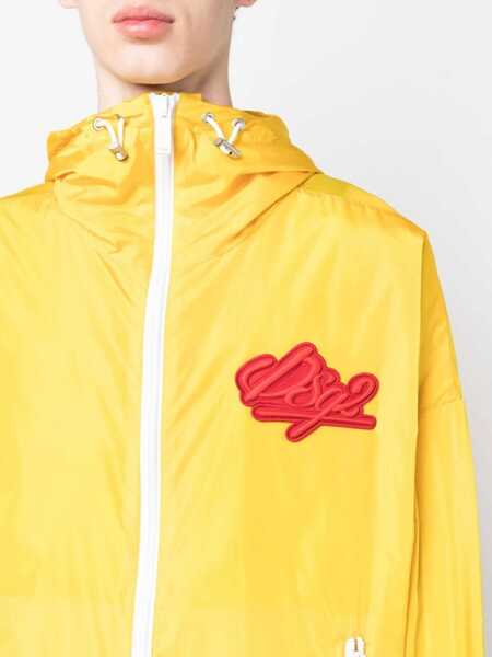 Jachete DSQUARED2 Jacket With Logo Patch ORANGE Barbati (BM 12193983) 5