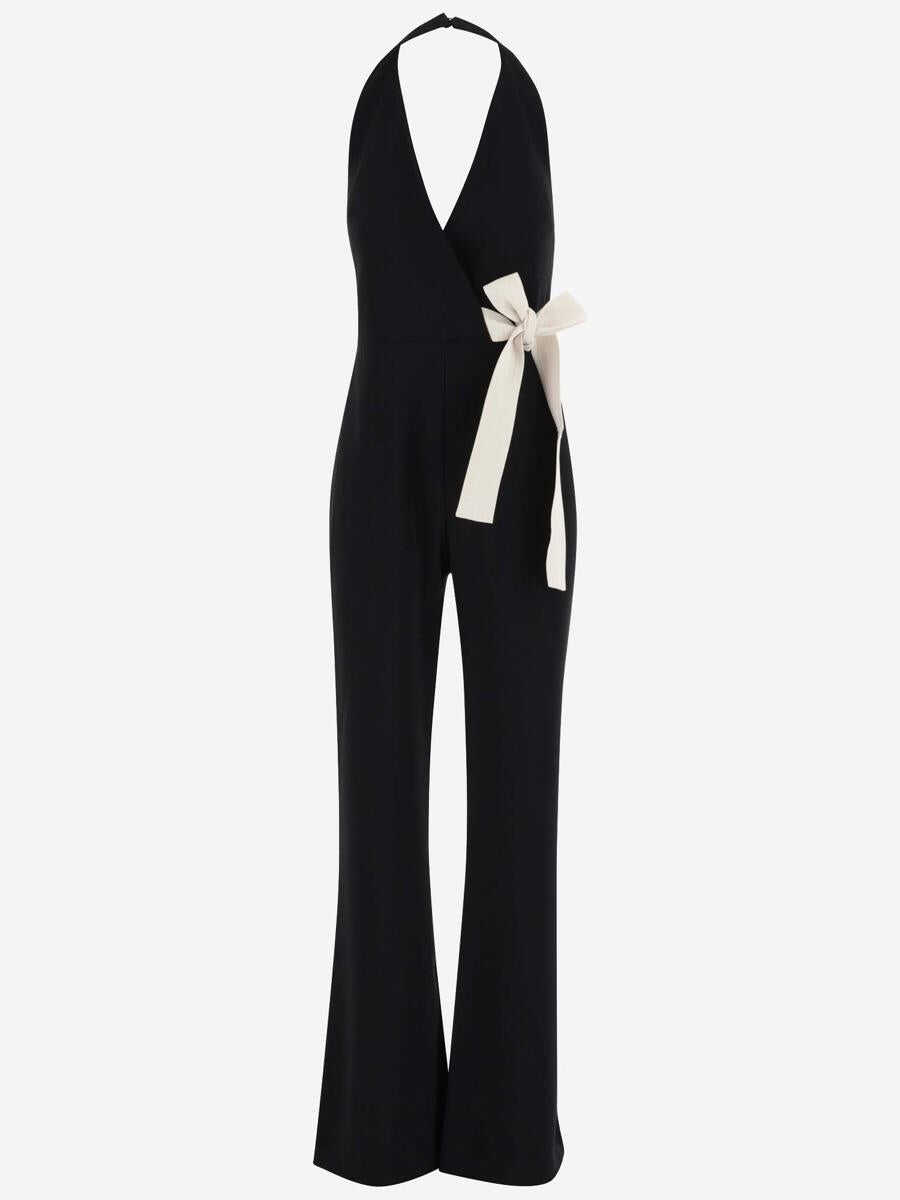 Pinko PINKO ONE-PIECE JUMPSUIT WITH BOW DETAIL NERO